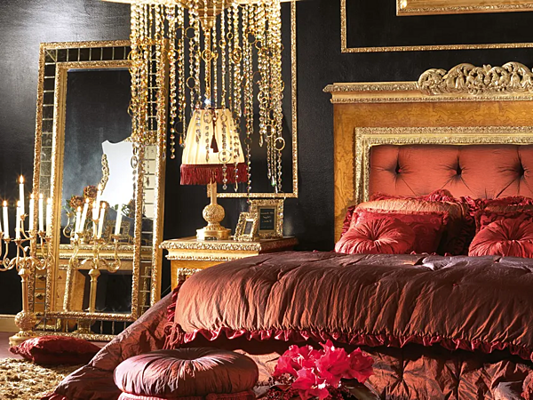 Rectangular wall mounted mirror A.R. Arredamenti Royal collection 723 factory A.R.ARREDAMENTI SRL from Italy. Foto №2