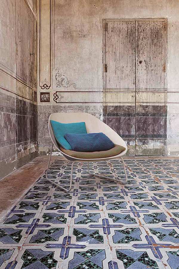 Armchair PAOLA LENTI B76EE factory PAOLA LENTI from Italy. Foto №1