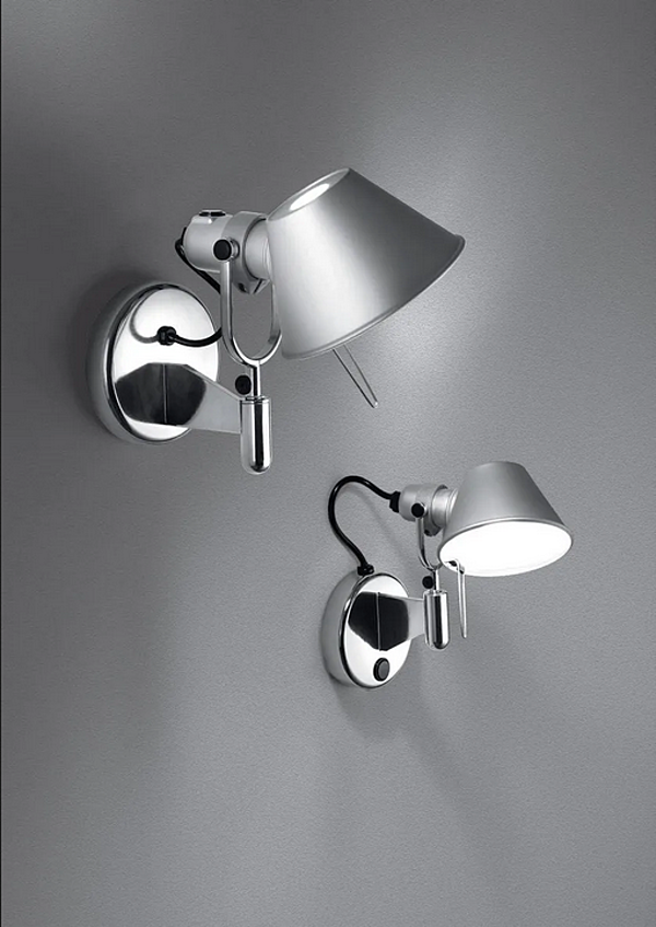 Aluminium wall lamp spotlight Artemide Tolomeo factory Artemide from Italy. Foto №2