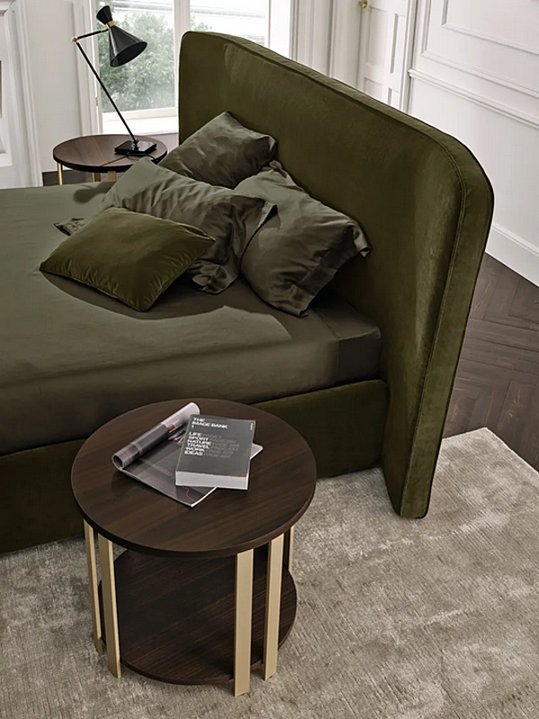 Upholstered Fabric Double Bed Firenze Duomo Design factory Duomo Design from Italy. Foto №2