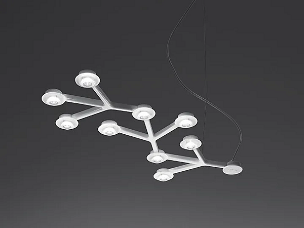 LED pendant lamp in net design by Artemide 1578050APP factory Artemide from Italy. Foto №1