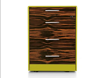 Wooden office drawer unit with lock i 4 Mariani Ares