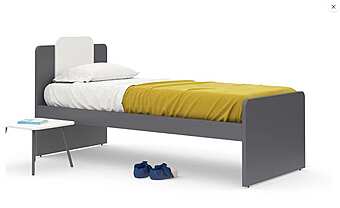 Kids Single Bed Melamine Faced Chipboard Quadro Nidi factory nidi from Italy