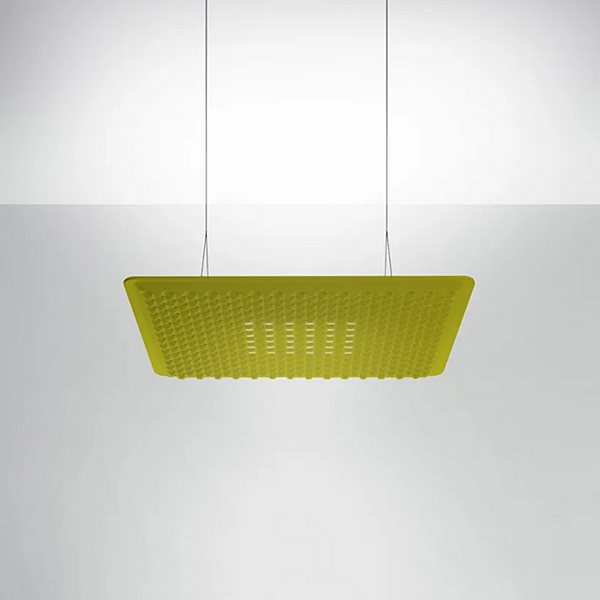 Hanging Acoustic Panel Pendant Lamp Fabric Artemide Eggboard Matrix 800x800 factory Artemide from Italy. Foto №14