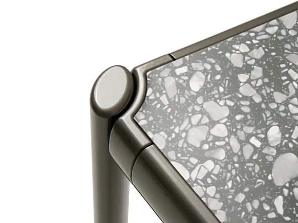 Garden table with marble top GIORGETTI Aldia factory GIORGETTI from Italy. Foto №2