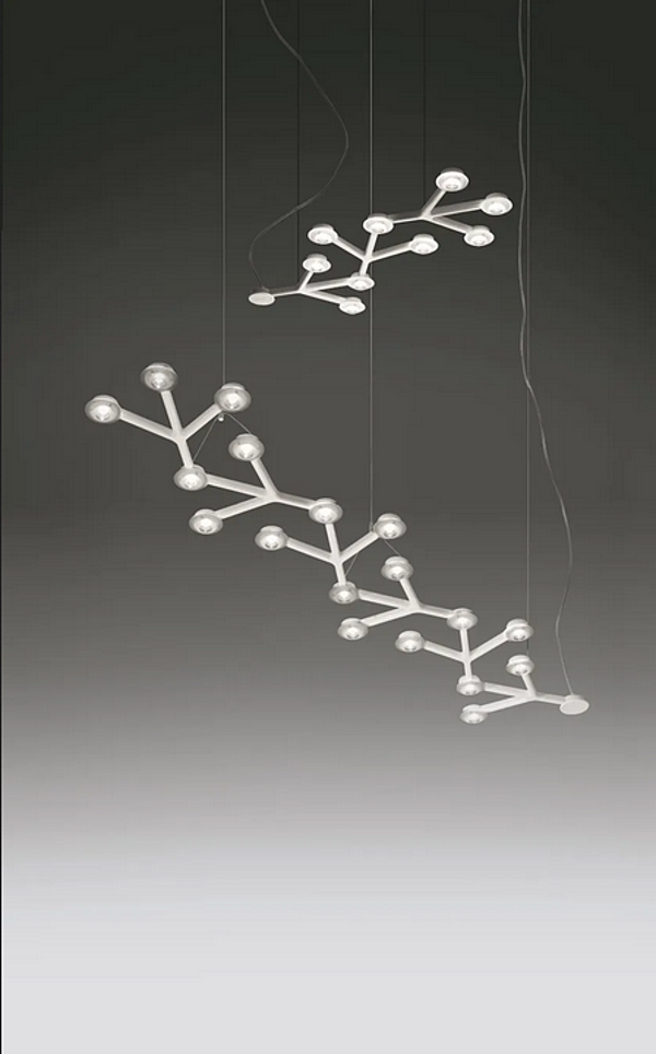 LED pendant lamp in net design by Artemide 1578050APP factory Artemide from Italy. Foto №2