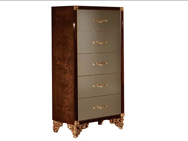 Chest of drawers in wood Grand Royal A.R. Arredamenti 472 factory A.R.ARREDAMENTI SRL from Italy. Foto №1