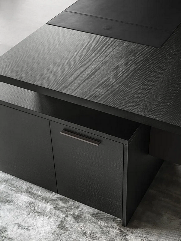 L-shaped wooden executive desk INCA I 4 Mariani factory i 4 Mariani from Italy. Foto №19