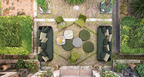 Three-Seater Sofa Fabric Sabi PAOLA LENTI B39B factory PAOLA LENTI from Italy. Foto №3