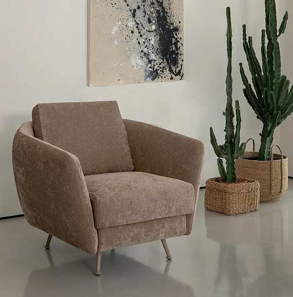 Armchair TONIN CASA MILO - T7374 factory TONIN CASA from Italy. Foto №3