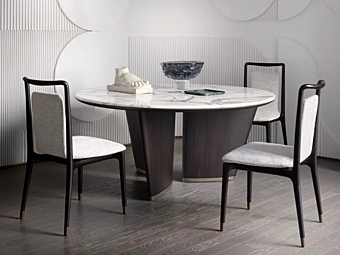 Round marble table GIORGETTI Mistral