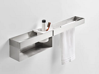 Towel Rail Stainless Steel 369 36 cm AGAPE factory Agape from Italy