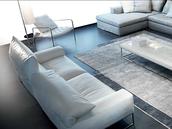 Recliner Sectional Sofa in Fabric ERBA ITALIA Forever Young Collection factory ERBA ITALIA from Italy. Foto №8