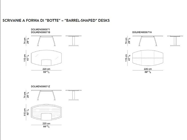 L-shaped wooden executive desk Dolmen i 4 Mariani factory i 4 Mariani from Italy. Foto №12