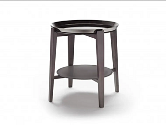 Round coffee table with tray FLEXFORM Cabare factory FLEXFORM from Italy