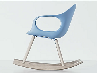 Rocking chair with armrests polyurethane Kristalia Elephant Rocking Rocking chair with armrests polyurethane Kristalia Elephant Rocking factory Kristalia from Italy