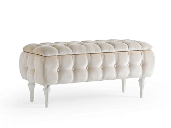 Tufted Storage Bench Camelot Cortezari 273-P Tufted Storage Bench Camelot Cortezari 273-P factory CORTE ZARI from Italy