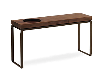 Rectangular wooden console table with drawers GIORGETTI AEI 60003, 60008, 60009