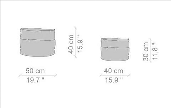 Low Polypropylene Plant Pot Podor CASSINA factory CASSINA from Italy. Foto №13