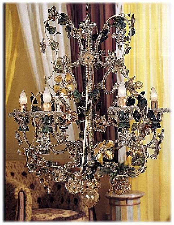 Chandelier MECHINI L105/6 factory MECHINI from Italy. Foto №1