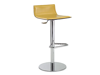 Swivel Stool in Tanned Leather with Gas Lift ENRICO PELLIZZON Micad Swivel Stool in Tanned Leather with Gas Lift ENRICO PELLIZZON Micad factory ENRICO PELLIZZONI from Italy