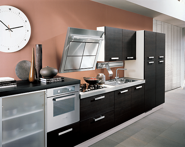 Kitchen HOME CUCINE Frontali finitura Grafite 02 factory HOME CUCINE from Italy. Foto №6