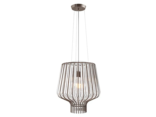 Glass pendant lamp Saya F47 A09 11 21 Fabbian F47 A09/11/21 factory Fabbian from Italy. Foto №1