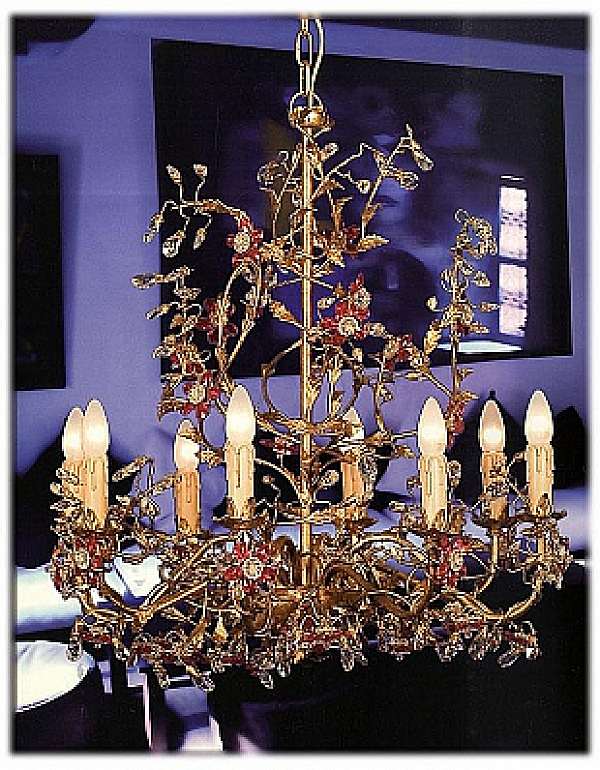 Chandelier MECHINI L271/8 factory MECHINI from Italy. Foto №1