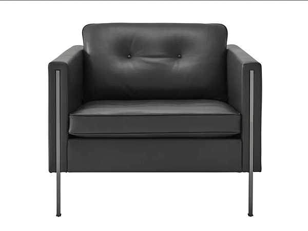 Leather armchair with armrests LIGNE ROSET Andy factory LIGNE ROSET from Italy. Foto №1