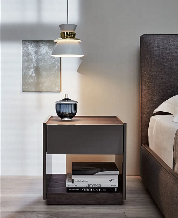 Wooden bedside table with drawers Molteni & C 5050 factory Molteni & C.(+VITRA) from Italy. Foto №3