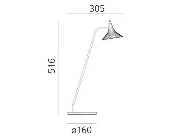 LED Table Lamp Aluminium Unterlinden Artemide 1945010A, 1945W10A factory Artemide from Italy. Foto №8