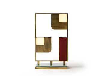 Brass table lamp medium Sunset MARIONI 02910 factory MARIONI from Italy