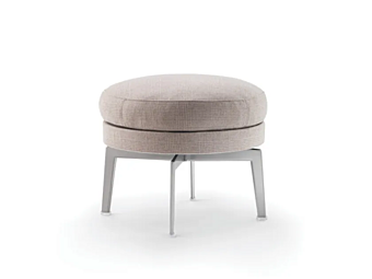 Upholstered fabric footstool FLEXFORM Feel Good Soft factory FLEXFORM from Italy