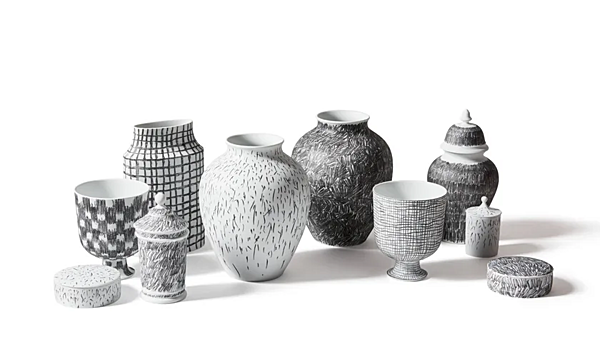 Porcelain candle holder CASSINA Post Scriptum factory CASSINA from Italy. Foto №7