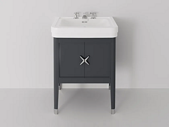 Floor standing wooden vanity unit with doors Park Avenue Brad PKRBRAD