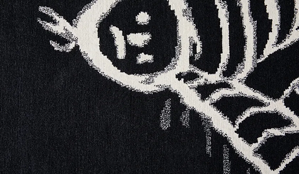 Patterned Rectangular Handmade Rug Graffiti CASSINA factory CASSINA from Italy. Foto №2