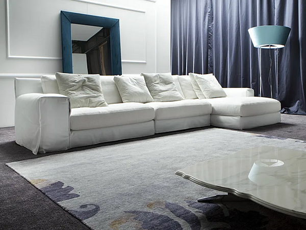 Corner sofa with upholstered back Viaggio ERBA ITALIA factory ERBA ITALIA from Italy. Foto №2