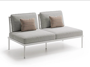 Garden Sofa 2 Seater Fabric Flash Atmosphera FSH.MC factory ATMOSPHERA from Italy