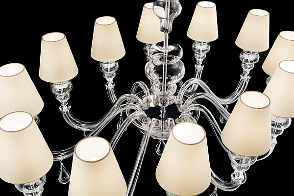 Chandelier Barovier&Toso Ran Round 7177/08 factory Barovier&Toso from Italy. Foto №3