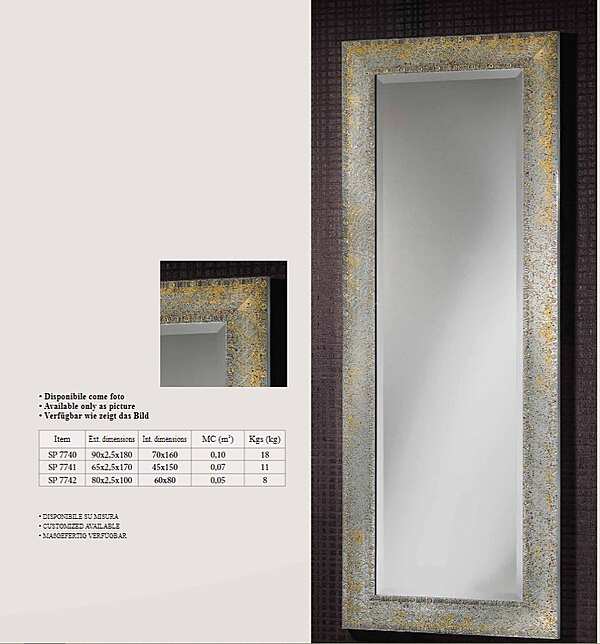 Mirror TONIN CASA SP 7740 factory TONIN CASA from Italy. Foto №1