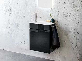Glass Vanity Unit with Handrinse Basin Artelinea Zen Collection Glass Vanity Unit with Handrinse Basin Artelinea Zen Collection factory ARTELINEA from Italy