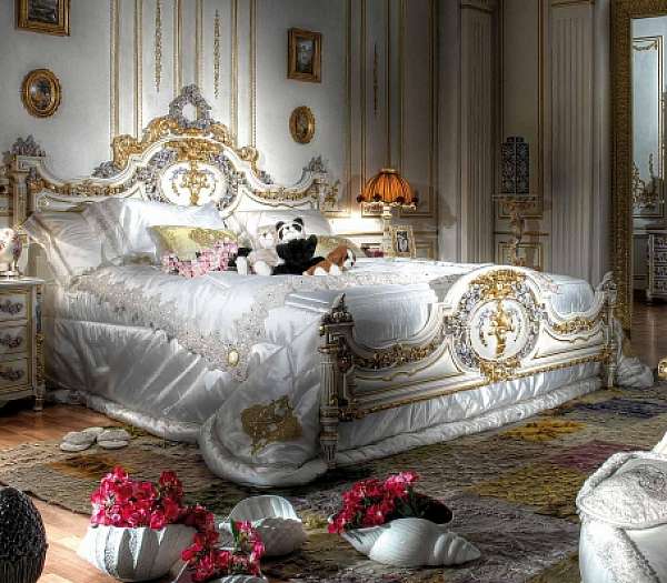 Bed ASNAGHI INTERIORS GD2401 factory ASNAGHI INTERIORS from Italy. Foto №1