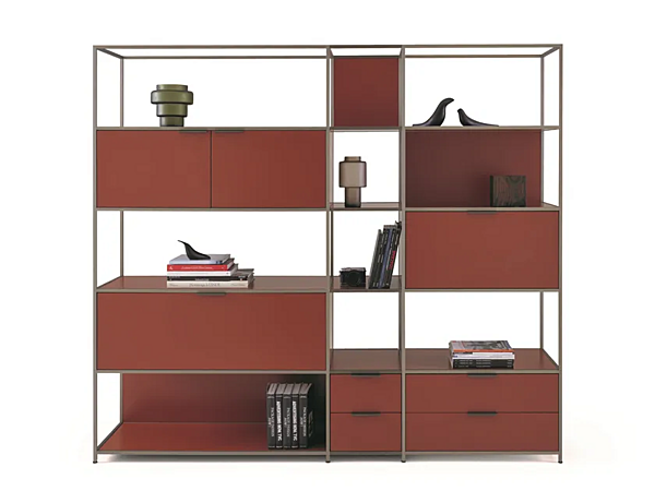 Sectional bookcase Dita system Ligne Roset factory LIGNE ROSET from Italy. Foto №1