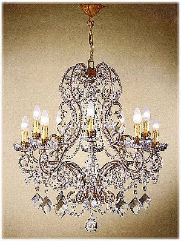 Chandelier MECHINI L138/10 factory MECHINI from Italy. Foto №1