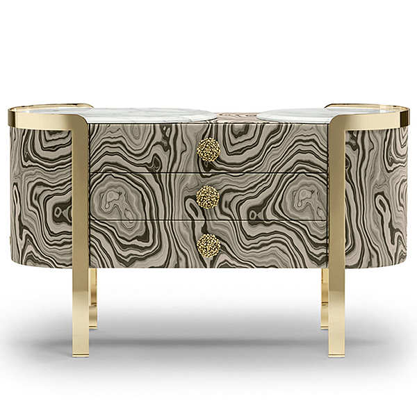Chest of drawers ANGELO CAPPELLINI Opera DORIS 41092 factory ANGELO CAPPELLINI from Italy. Foto №1