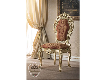 Upholstered fabric chair Modenese Luxury Interiors 15525 factory MODENESE GASTONE from Italy