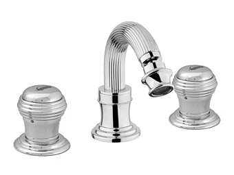 3 Hole Steel Bidet Tap Olympia Gaia Mobili factory GAIA from Italy