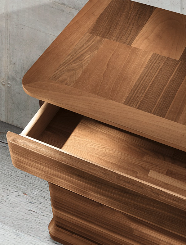 Walnut sideboard with doors DALE Traccia A 102 factory DALE from Italy. Foto №2