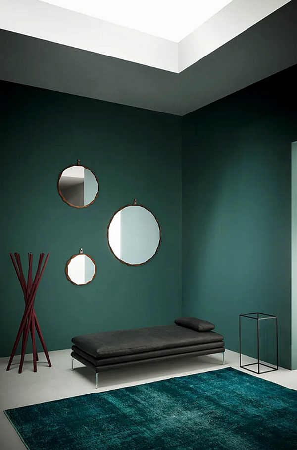 Round wall-mounted framed mirror Raperonzolo ZANOTTA factory ZANOTTA from Italy. Foto №2