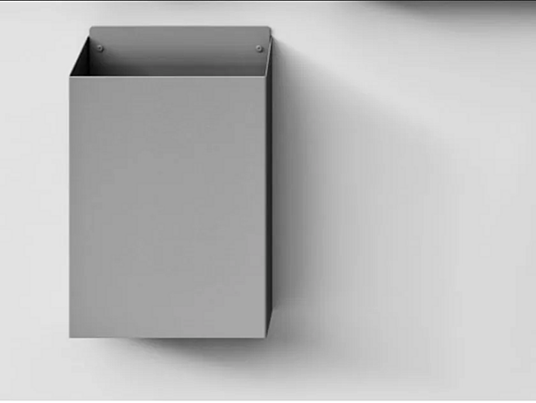 Stainless Steel Bathroom Waste Bin AGAPE Mach 2 factory Agape from Italy. Foto №1